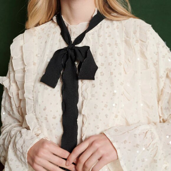 Sister Jane - Chandelier Chiffon Midi Dress NWT - L+ - Picture 5 of 7